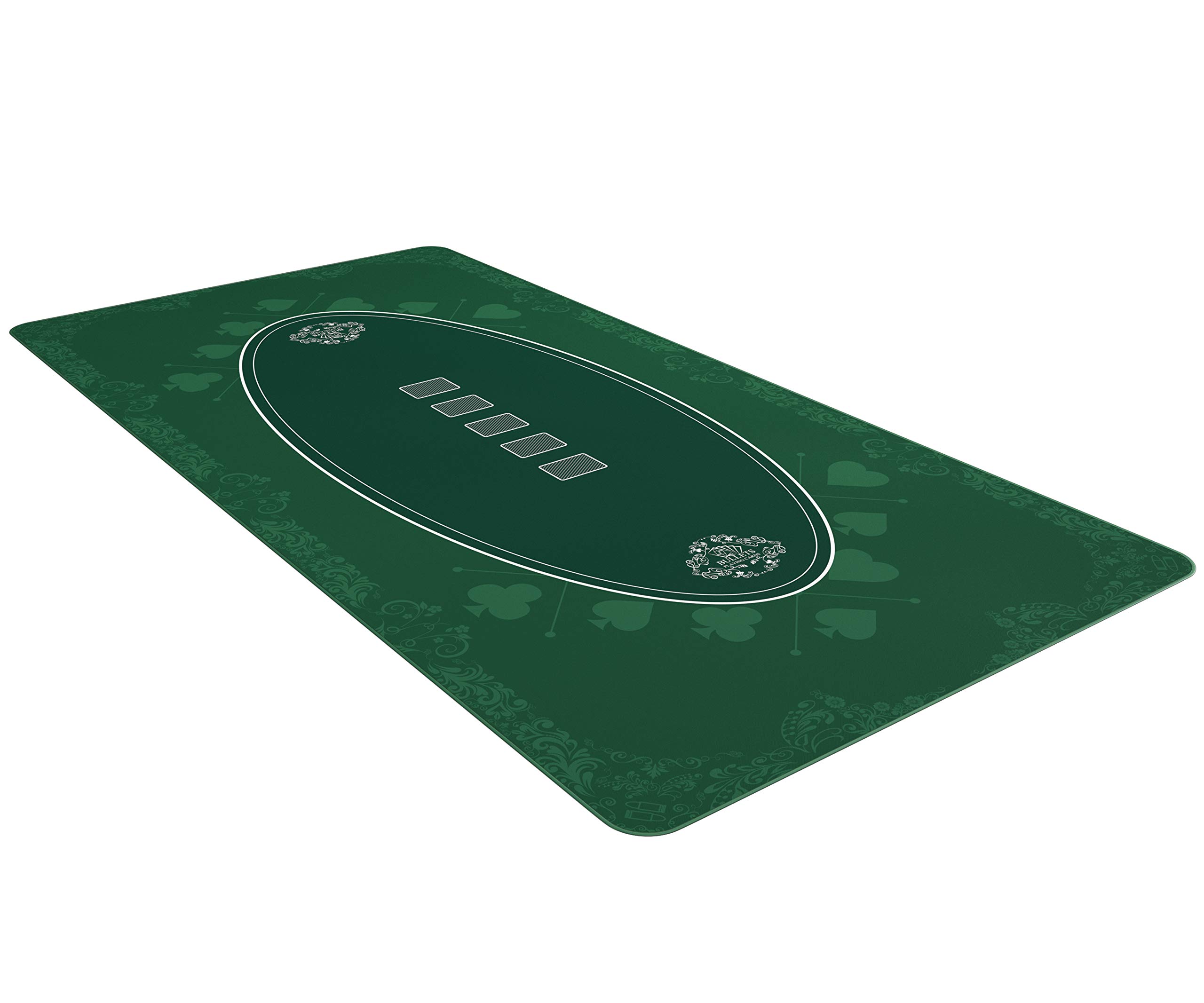 Bullets Tappetini da poker Tappetino Poker Verde 200x100 cm
