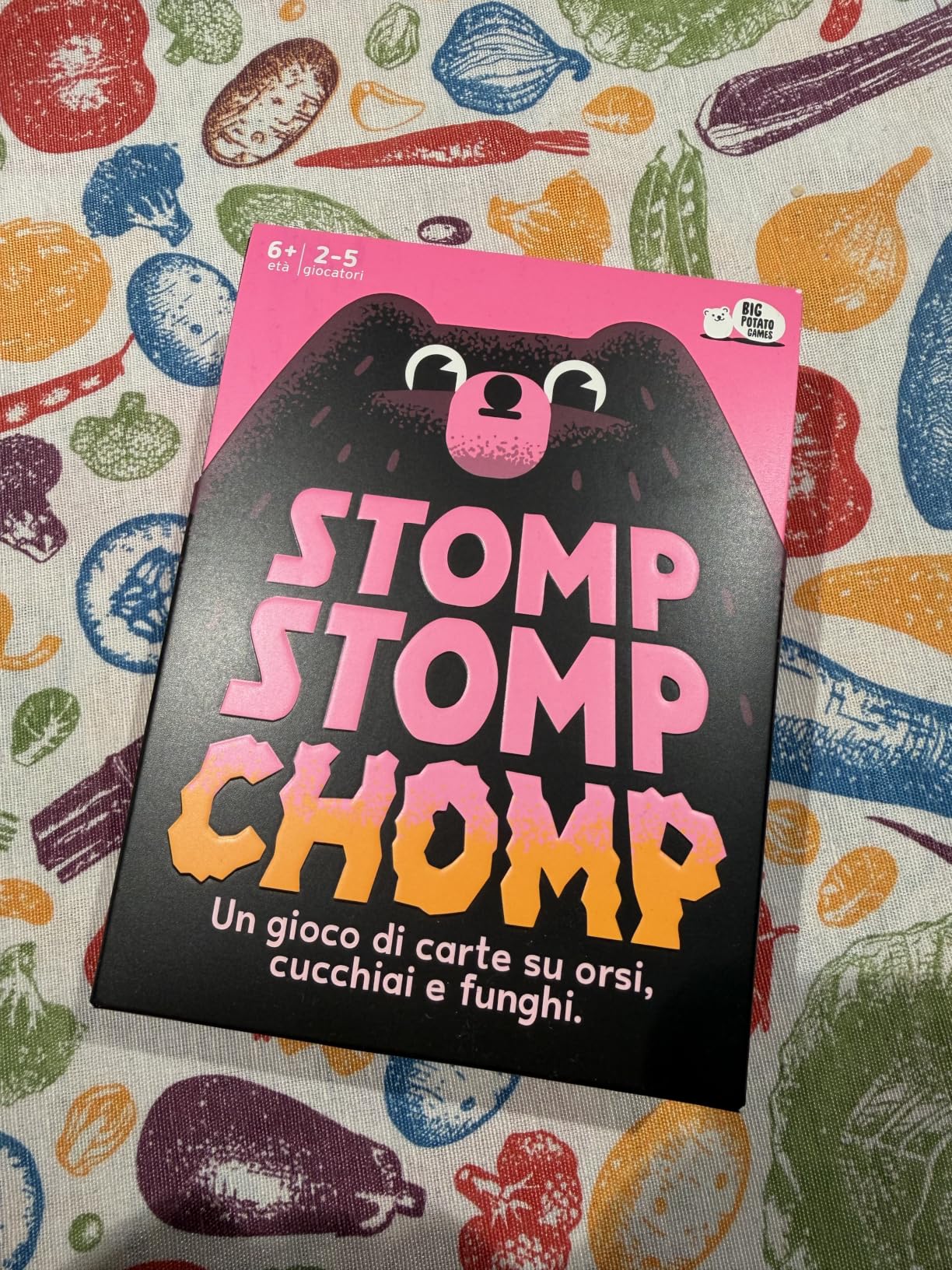 Asmodee Stomp Stomp Chomp carte da gioco edizione italiana