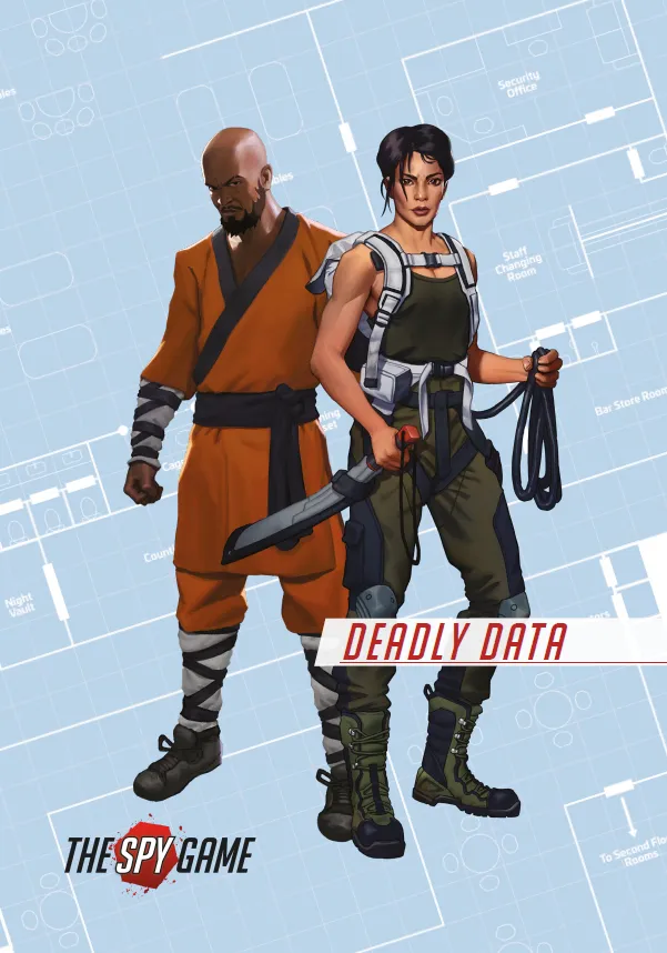 Modiphius The Spy Game Deadly Data booklet missione PDF 24 pagine