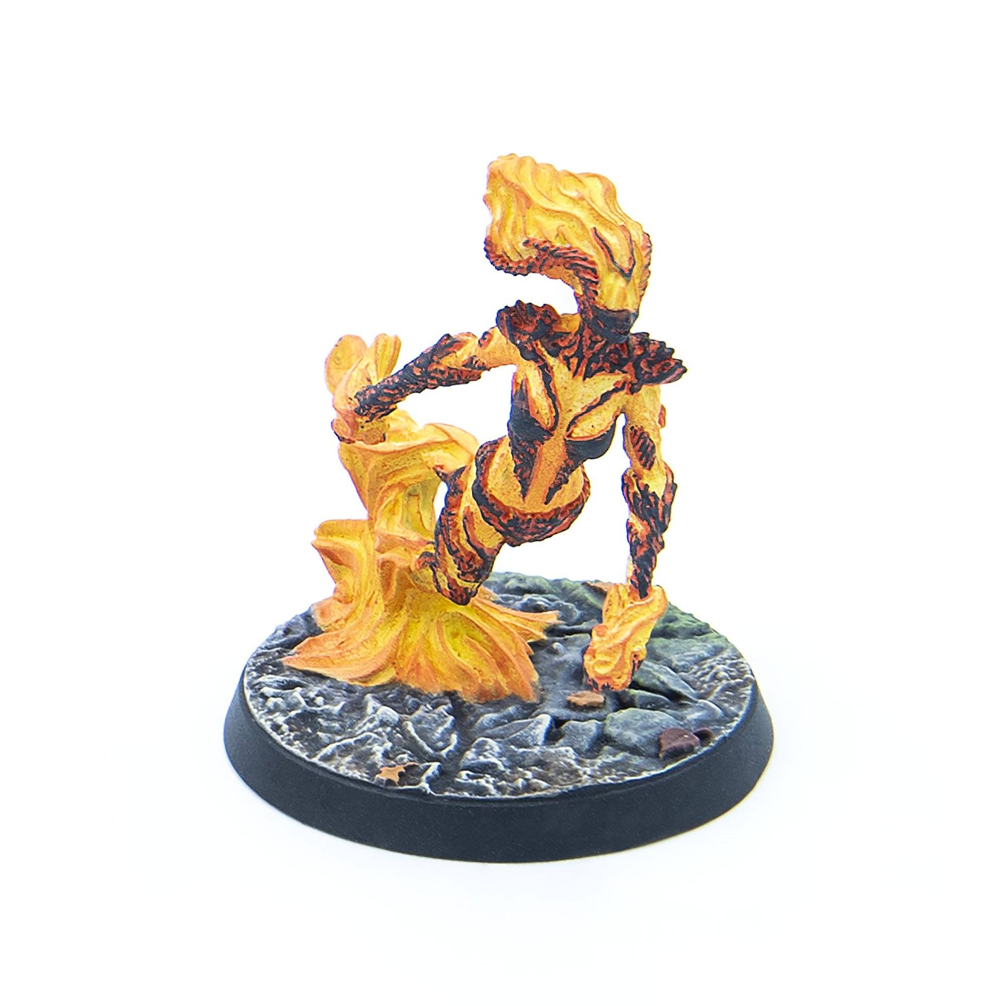 Modiphius Elder Scrolls Call to Arms Flame Atronachs miniature x3