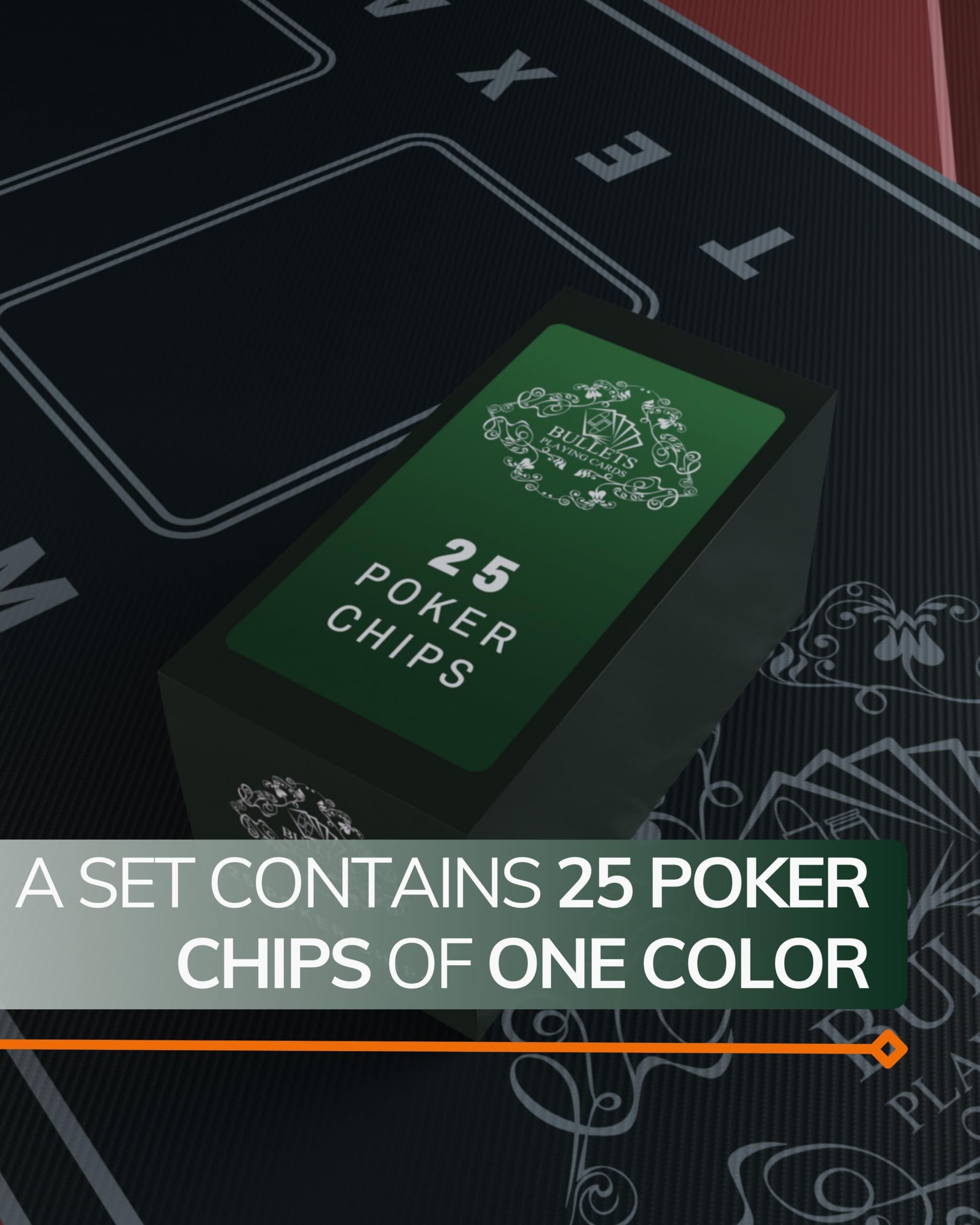 Cards&Co Fiches Poker argilla rosa 500 rotolo 25 pezzi 14 g