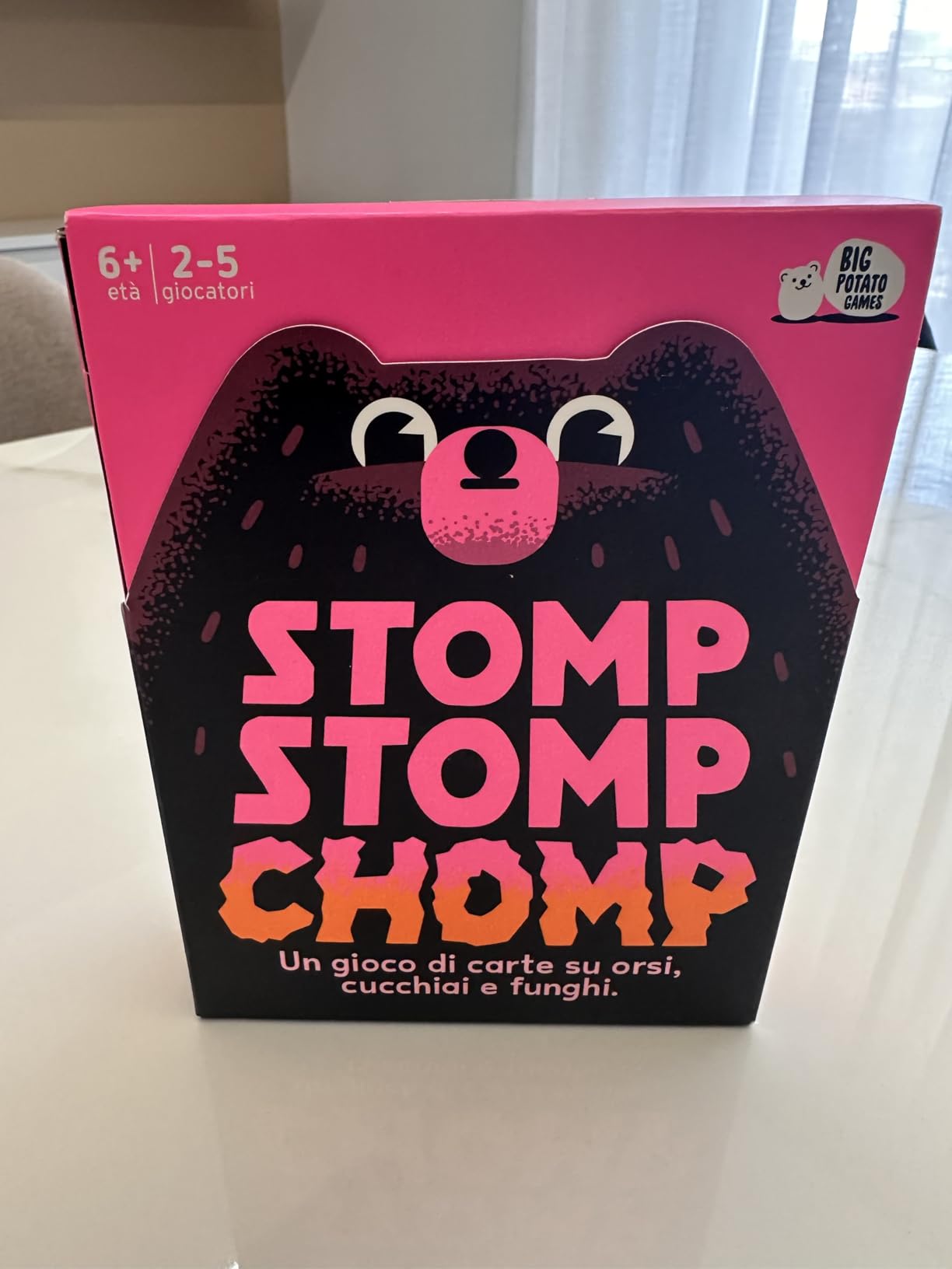 Asmodee Stomp Stomp Chomp carte da gioco edizione italiana