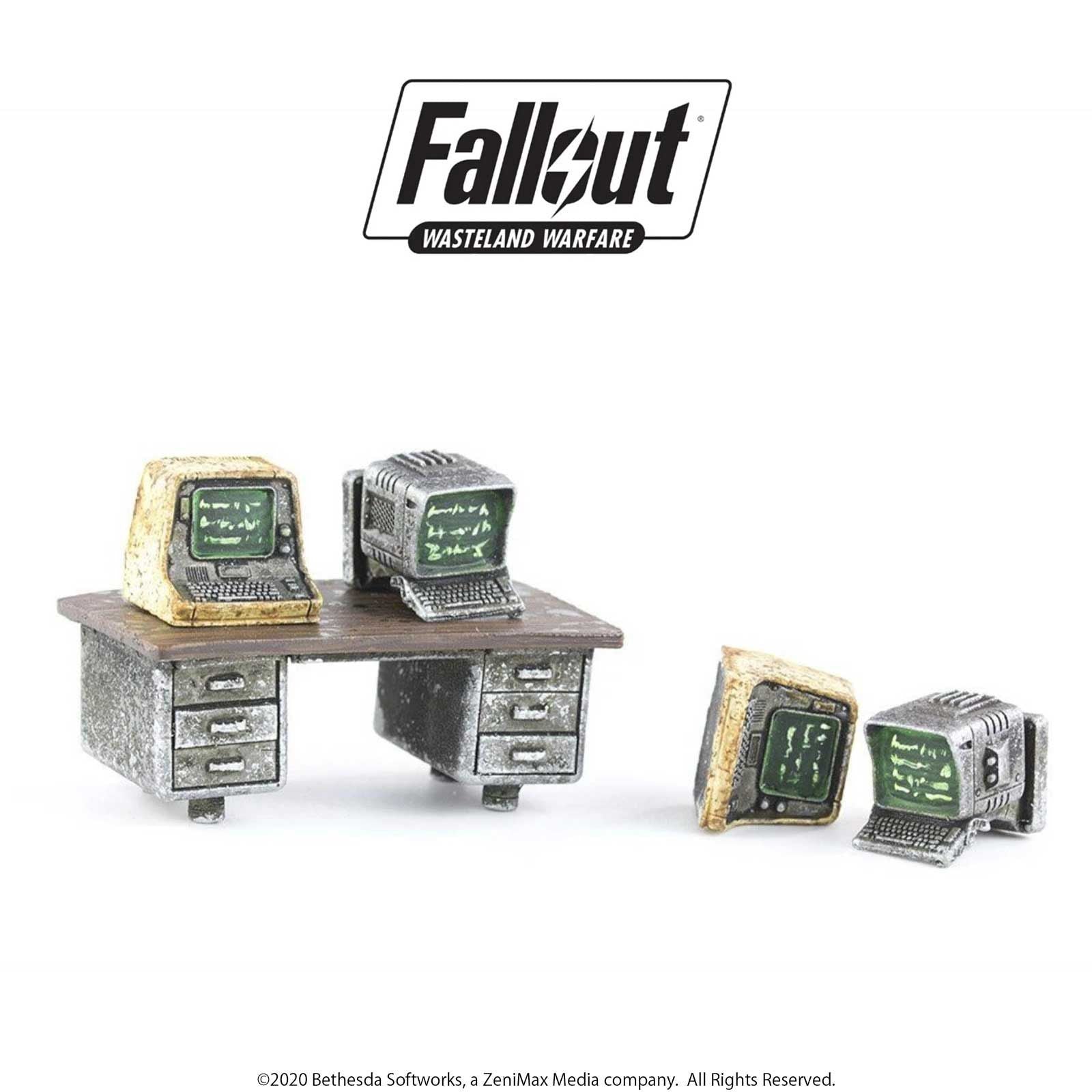 Fallout Wasteland Warfare Terminals espansione scenici 32mm