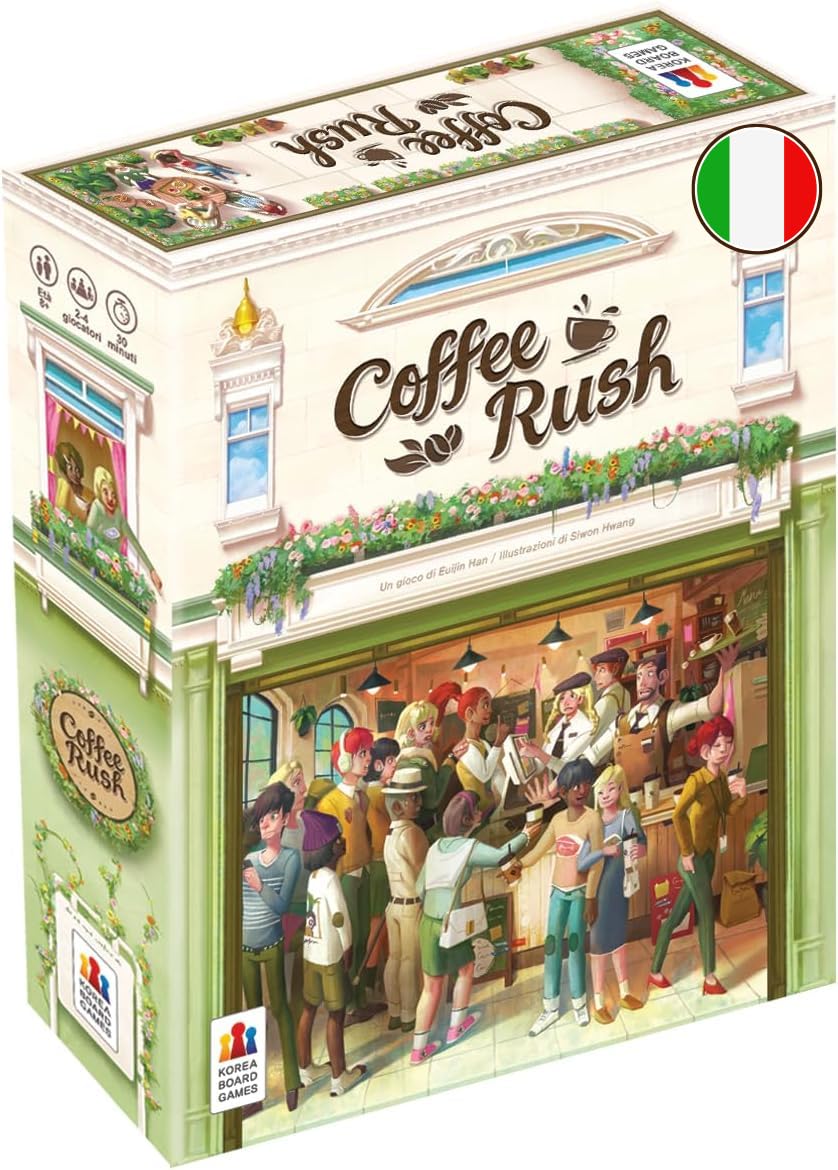 Asmodee Coffee Rush Grab & Go Gioco Carte da Viaggio