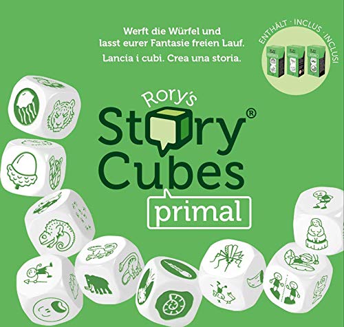 Rory's Story Cubes Primal Gioco Dadi Verde 9 Dadi 8080