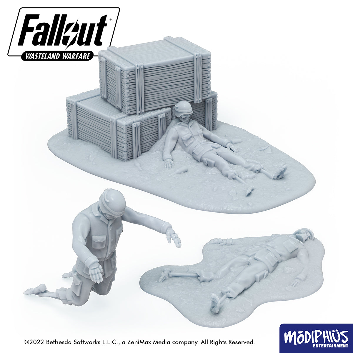 Modiphius Fallout: Wasteland Warfare File STL Accampamento Confraternita