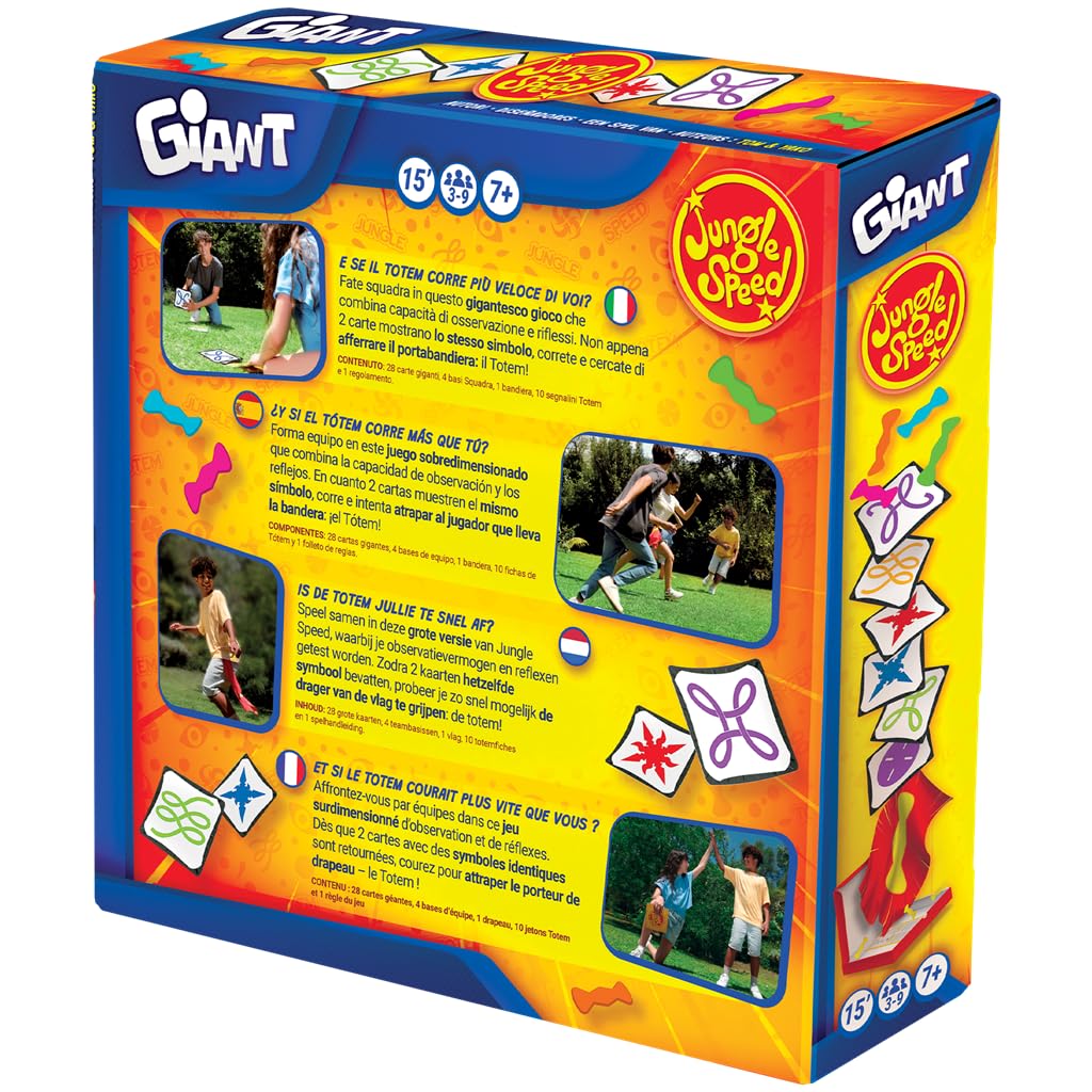 Asmodee Classic Jungle Speed Giant gioco XXL 3-9 giocatori