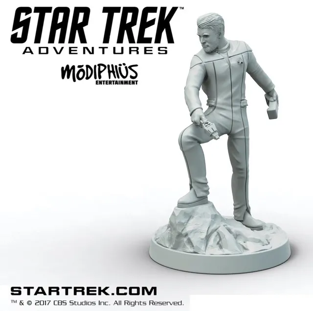 Modiphius Star Trek Adventures William Riker miniatura STL 32mm
