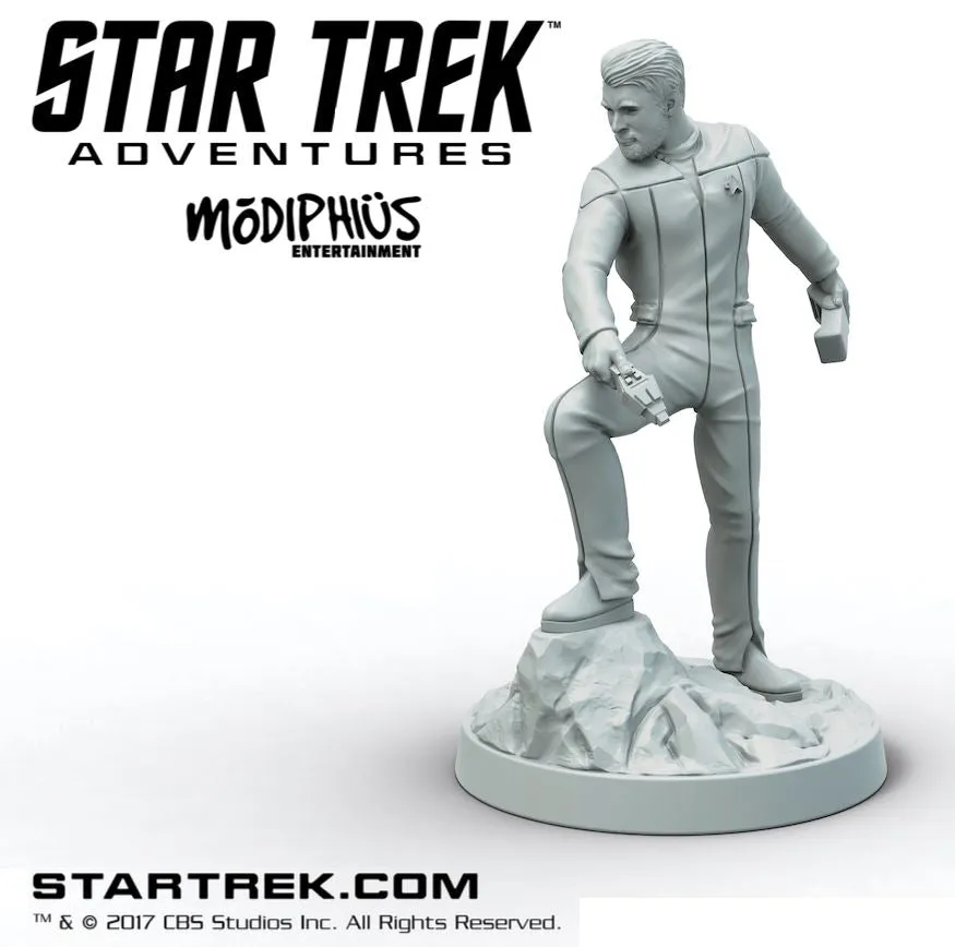 Modiphius Star Trek Adventures William Riker miniatura STL 32mm