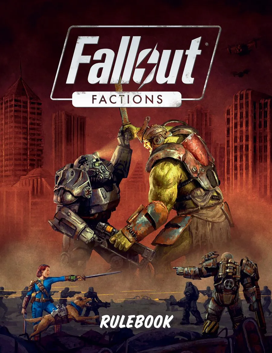 Modiphius Fallout Factions Core Rulebook PDF regolamento skirmish