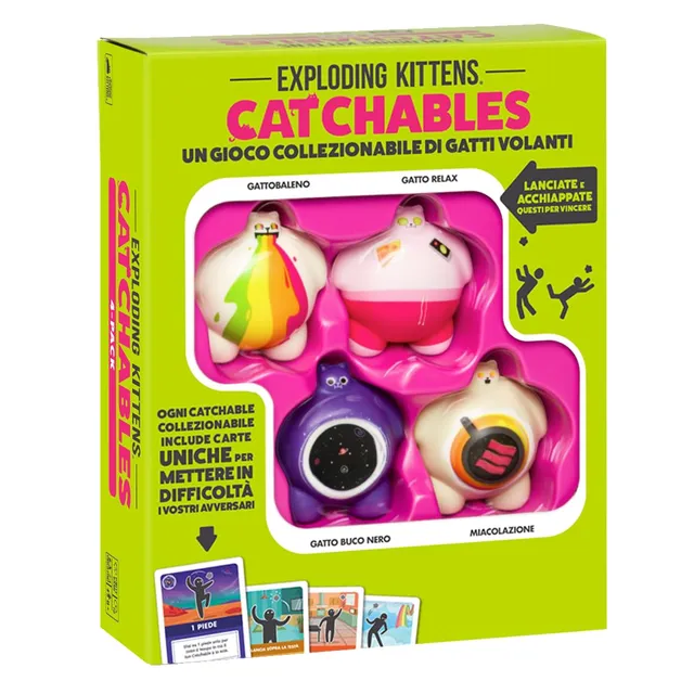 Asmodee Catchables gioco di carte Catchables 12 gatti 15 min