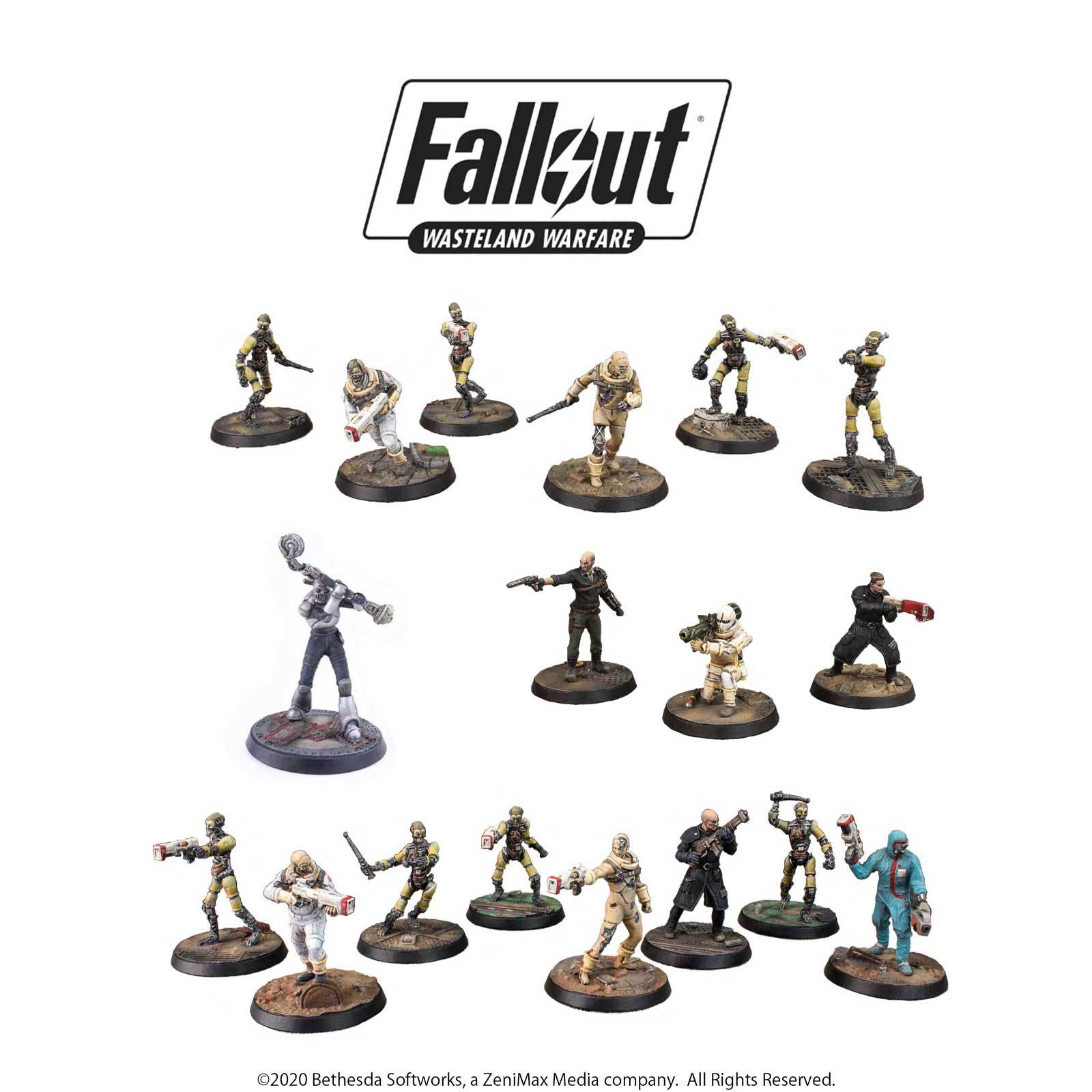 Modiphius Fallout Wasteland Warfare Institute Bundle miniature