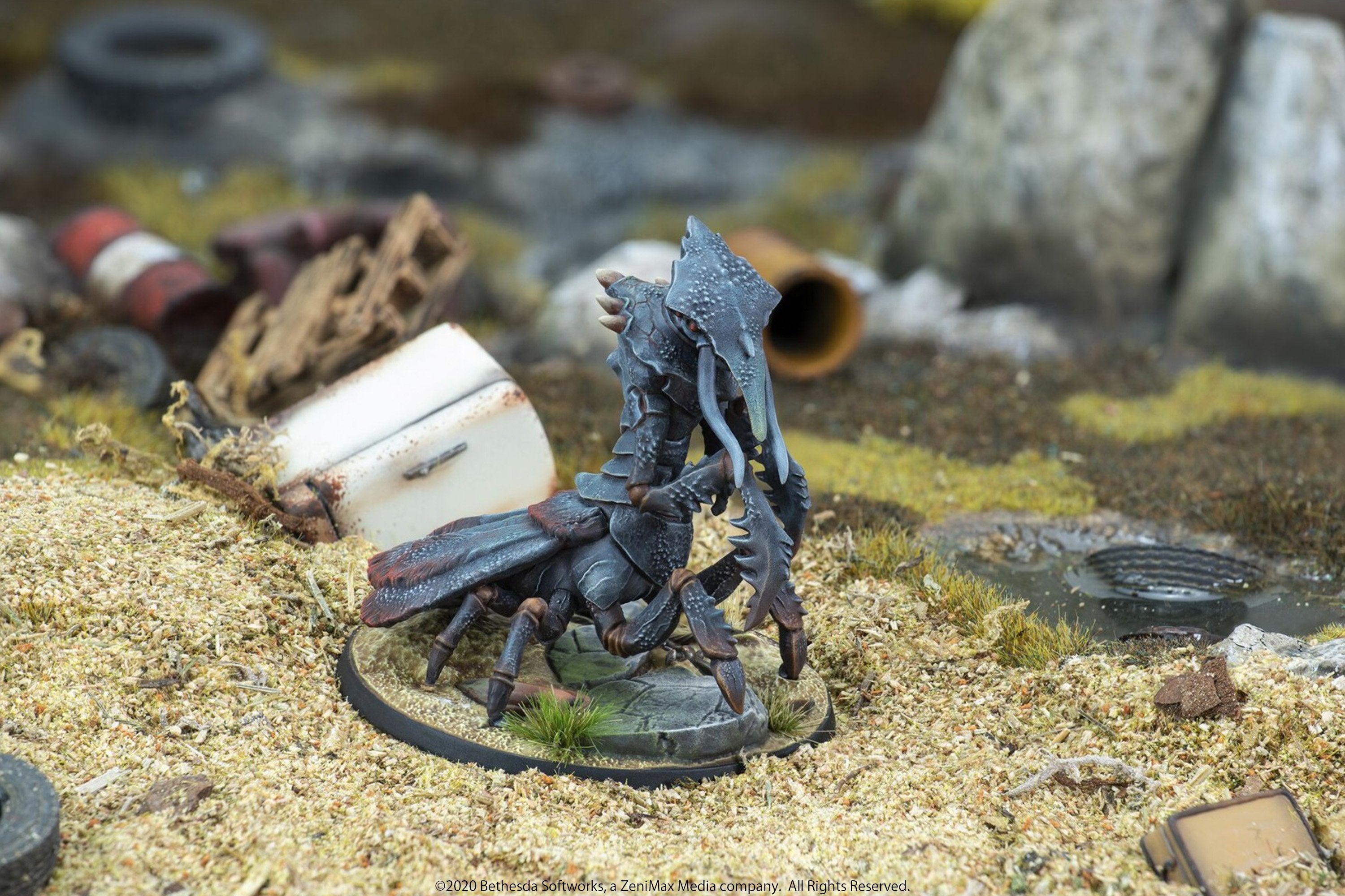Modiphius Fallout Wasteland Warfare Fog Crawler Miniatura Resina