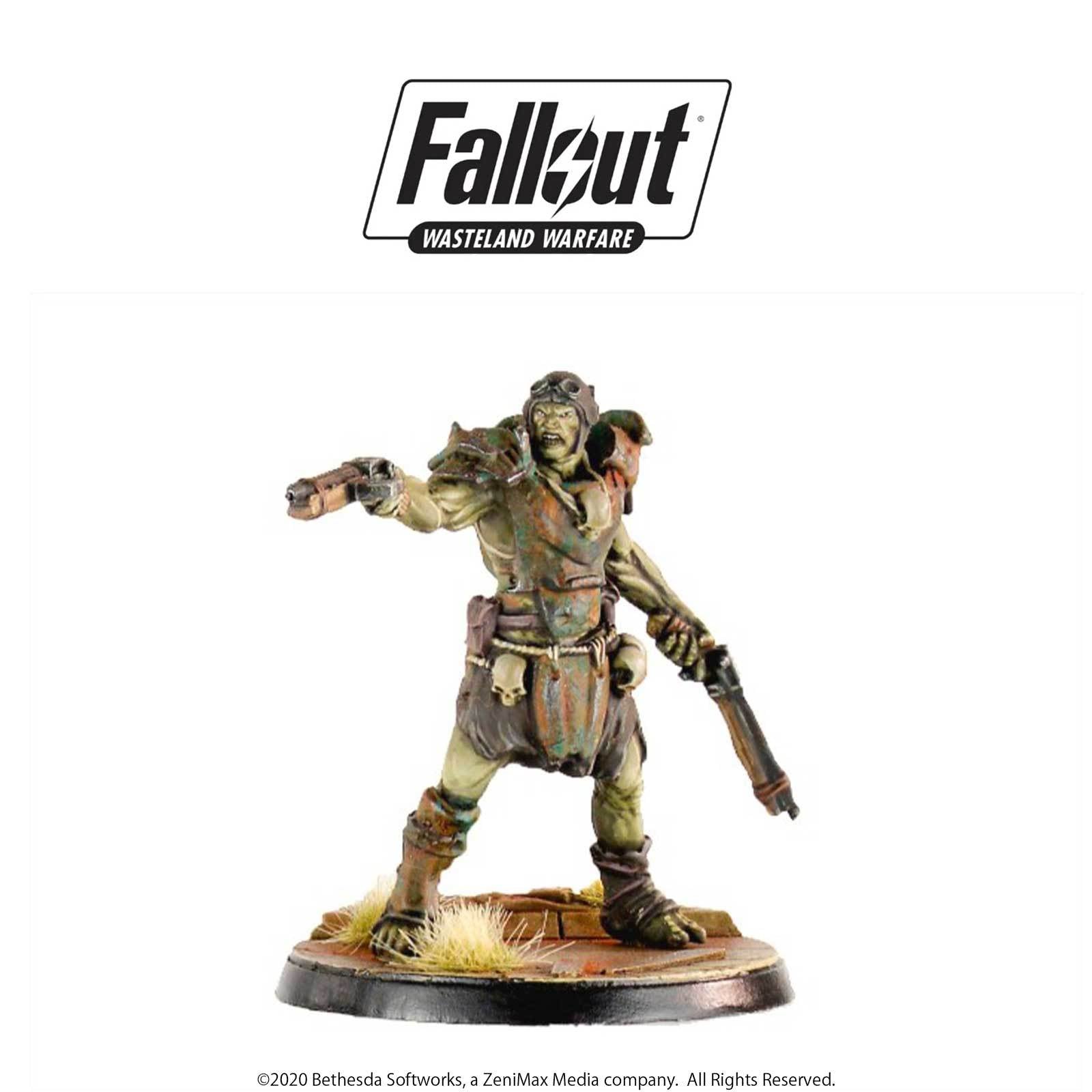 Modiphius Fallout Wasteland Warfare Two Player Starter miniature resina 11 pz