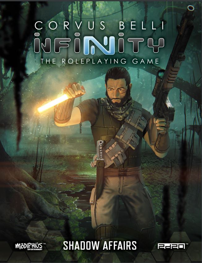 Modiphius Infinity Shadow Affairs campagna PDF Paradiso