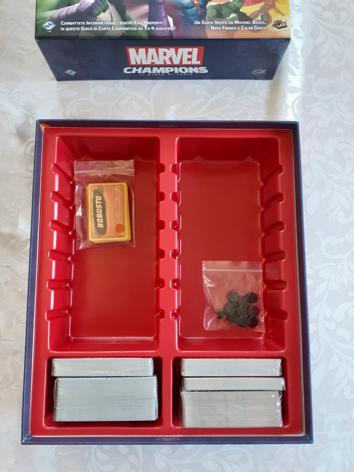 Asmodee Marvel Champions LCG gioco carte cooperativo italiano base
