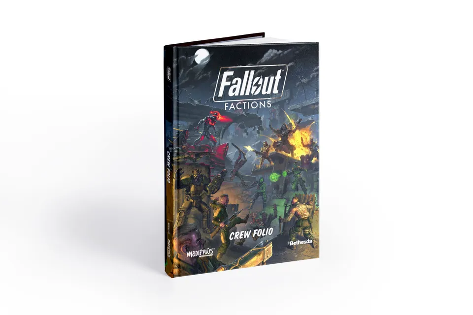 Modiphius Fallout Factions Crew Folio libro espansione