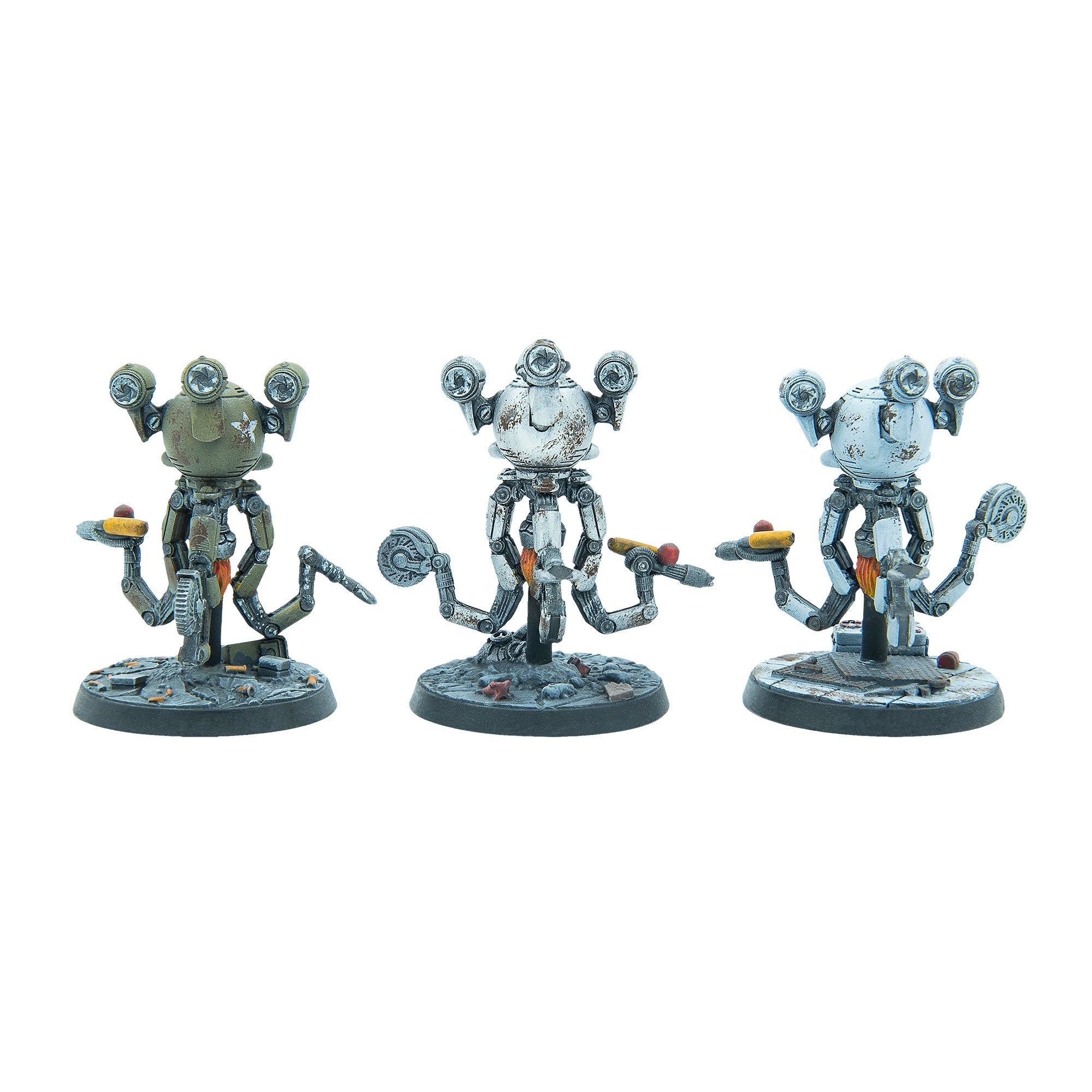 Modiphius Fallout Wasteland Warfare Robots Mister Handy Pack miniature