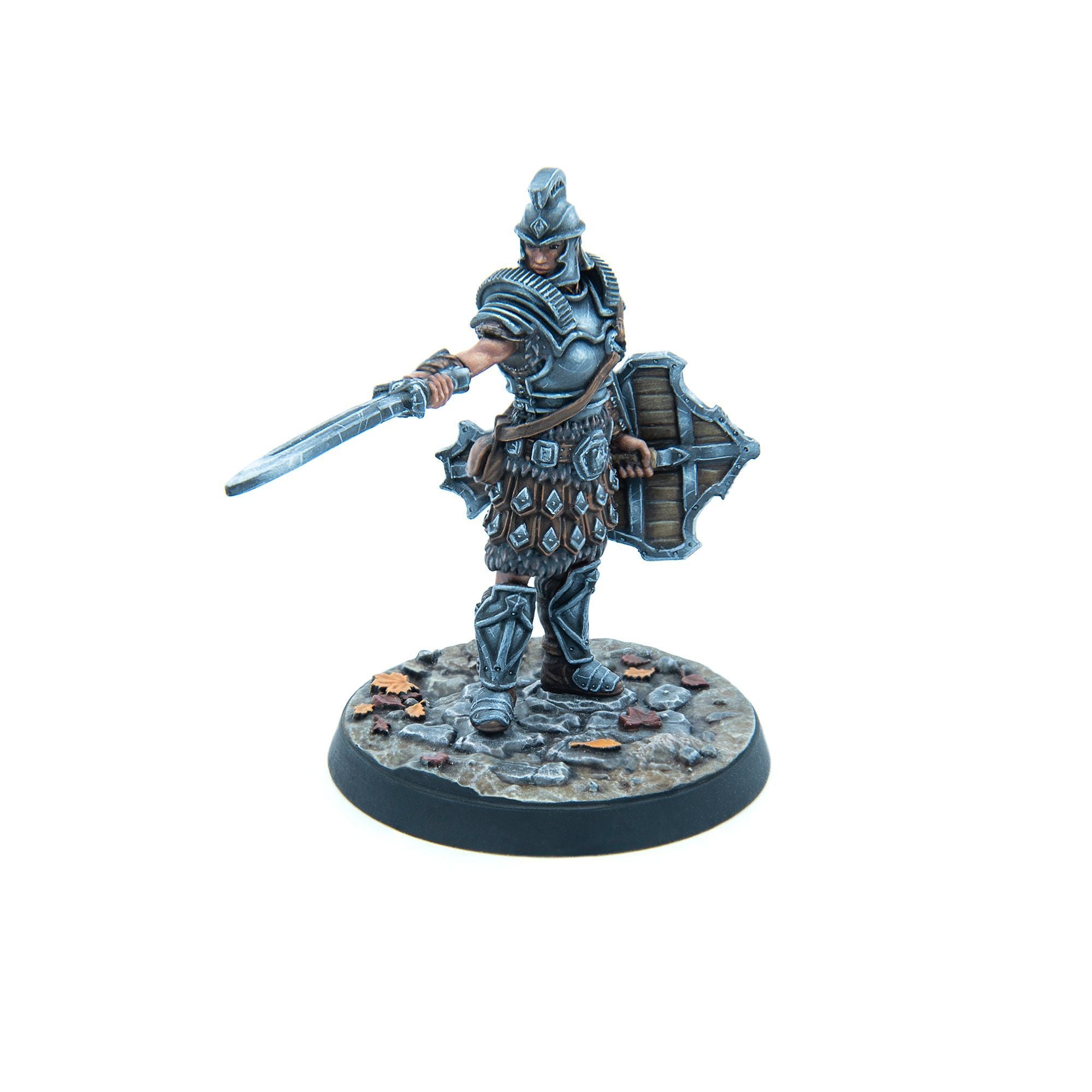 Modiphius Elder Scrolls Call to Arms Imperial Officers miniature resina
