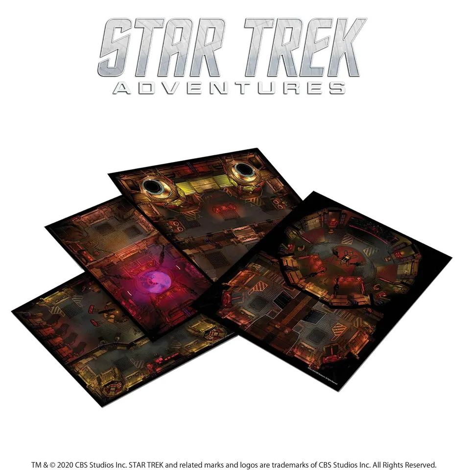 Modiphius Star Trek Adventures Klingon Tile Set 16 tessere mappa