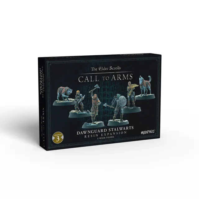 Modiphius Call to Arms Dawnguard Stalwarts miniature resina