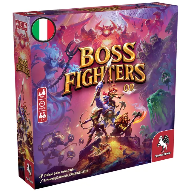 Asmodee Boss Fighter QR gioco da tavolo cooperativo ITA 10+