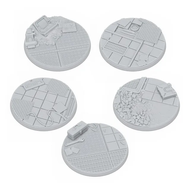 Modiphius Fallout Factions Basi Sceniche Vault-Tec 50mm 5pz