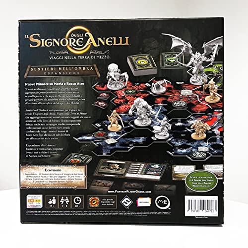 Asmodee Viaggi Terra di Mezzo Sentieri Ombra Espansione ITA