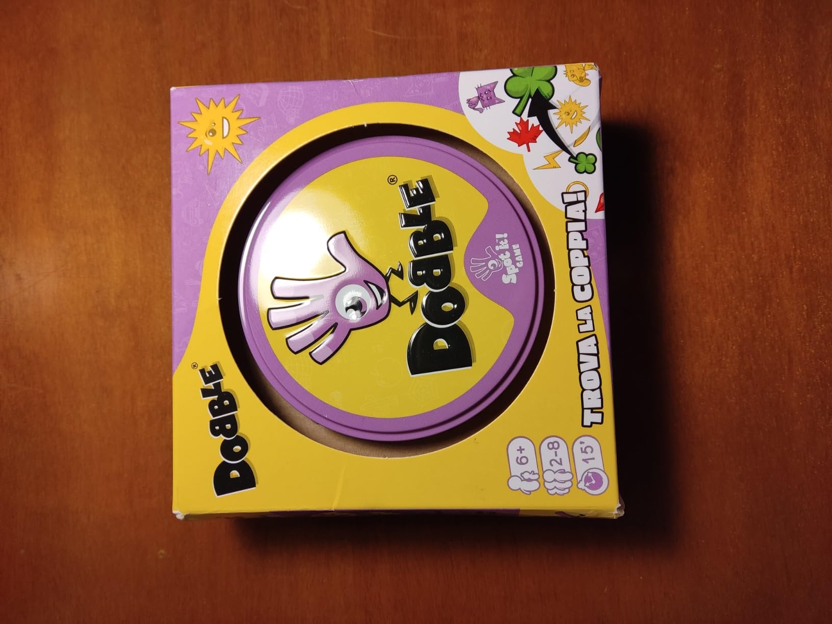 Asmodee Dobble Classico gioco di carte edizione italiana 2-8 giocatori