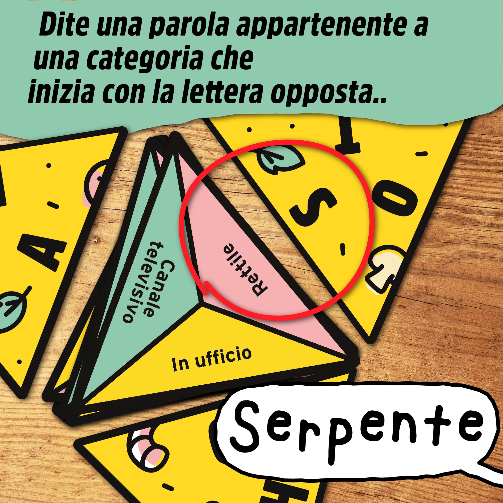 Asmodee P per Pizza Gioco di Carte 2-4 Giocatori 10 Min