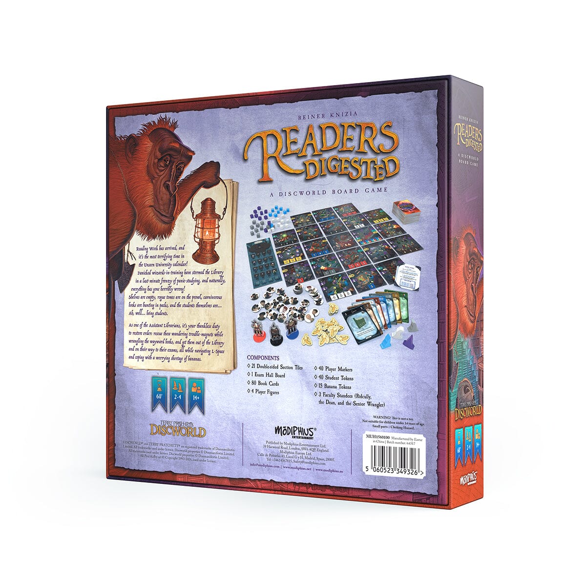 Modiphius Discworld Readers Digested gioco da tavolo bundle preorder