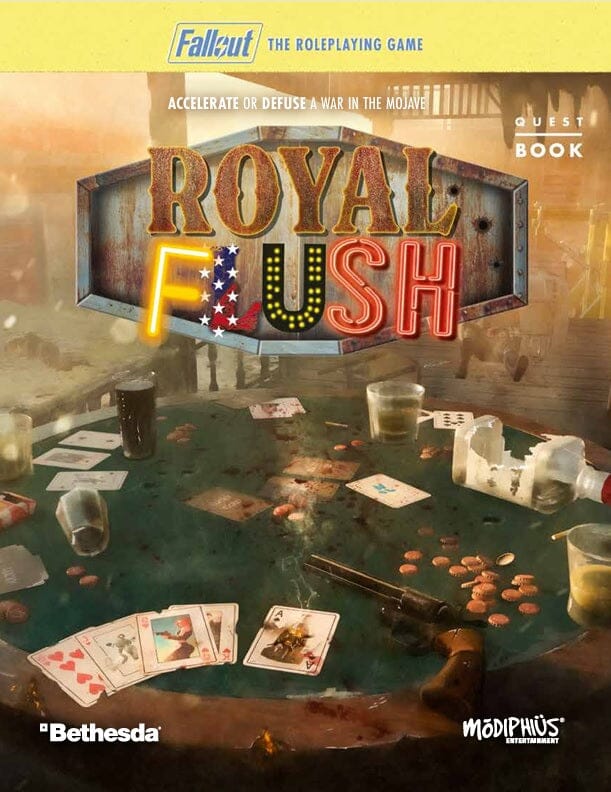 Modiphius Fallout 2d20 Royal Flush Gioco Ruolo PDF Mojave 240 Pagine