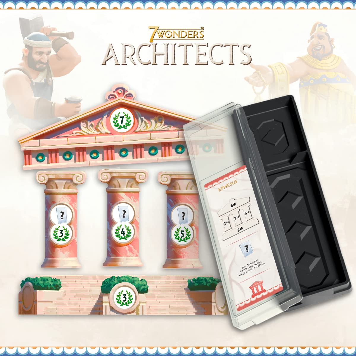 Asmodee 7 Wonders Architects Gioco Base Gioco da Tavolo