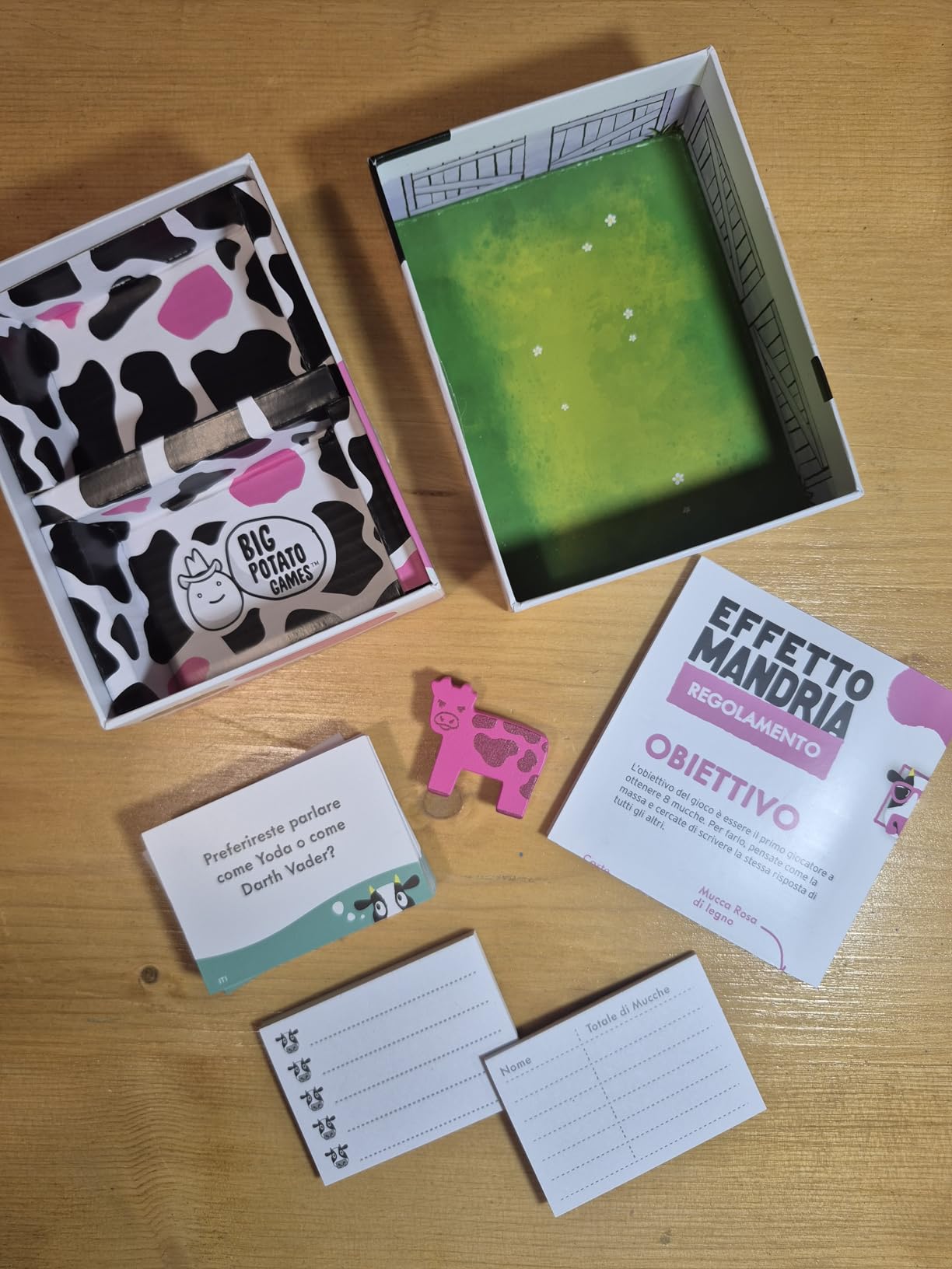 Asmodee Effetto Mandria party game carte pezzato italiano 4-20 giocatori