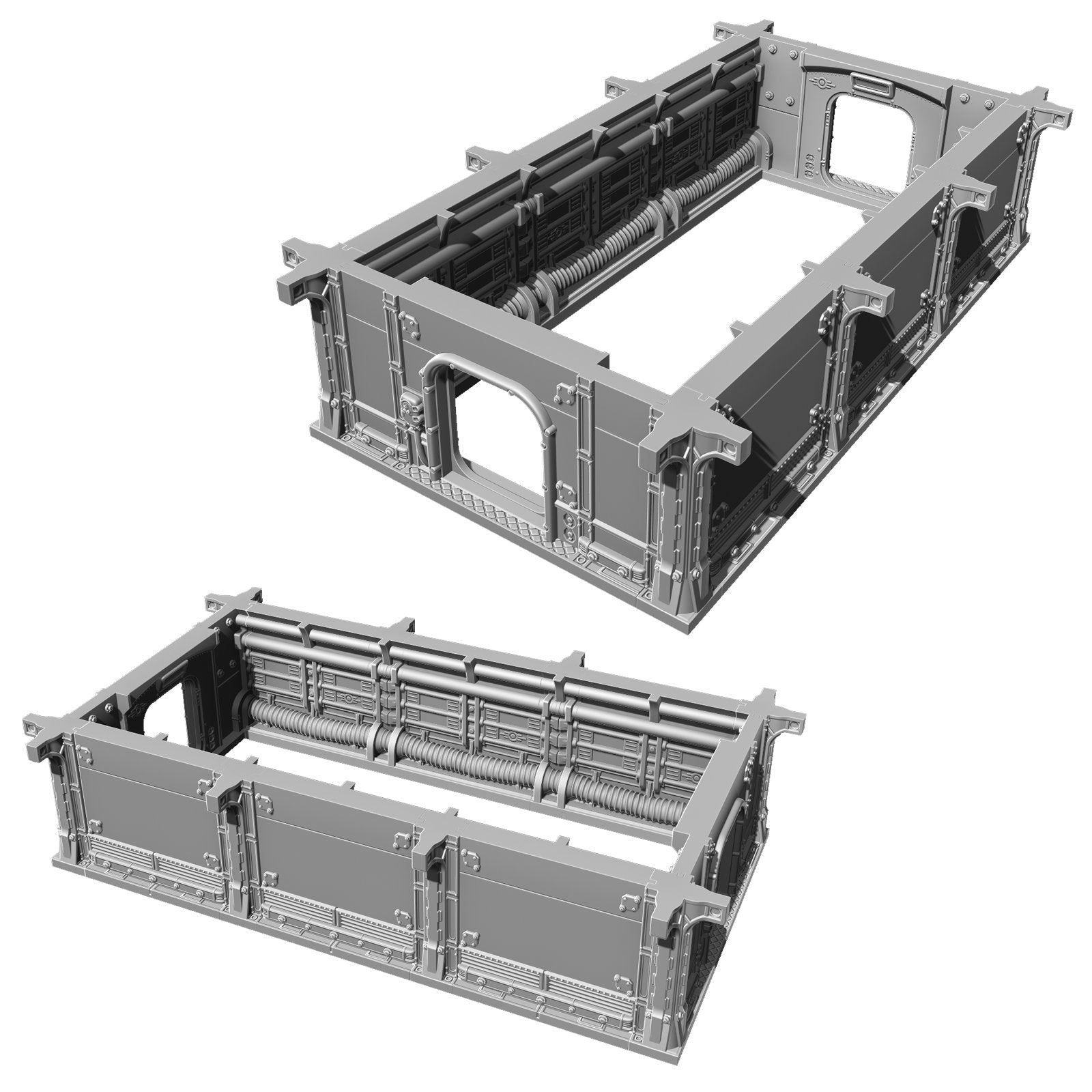 Modiphius Fallout Wasteland Warfare Vault Walls Pack file STL