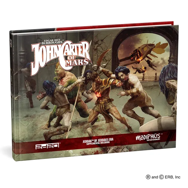 Modiphius John Carter Jeddak of Jeddaks manuale supplemento