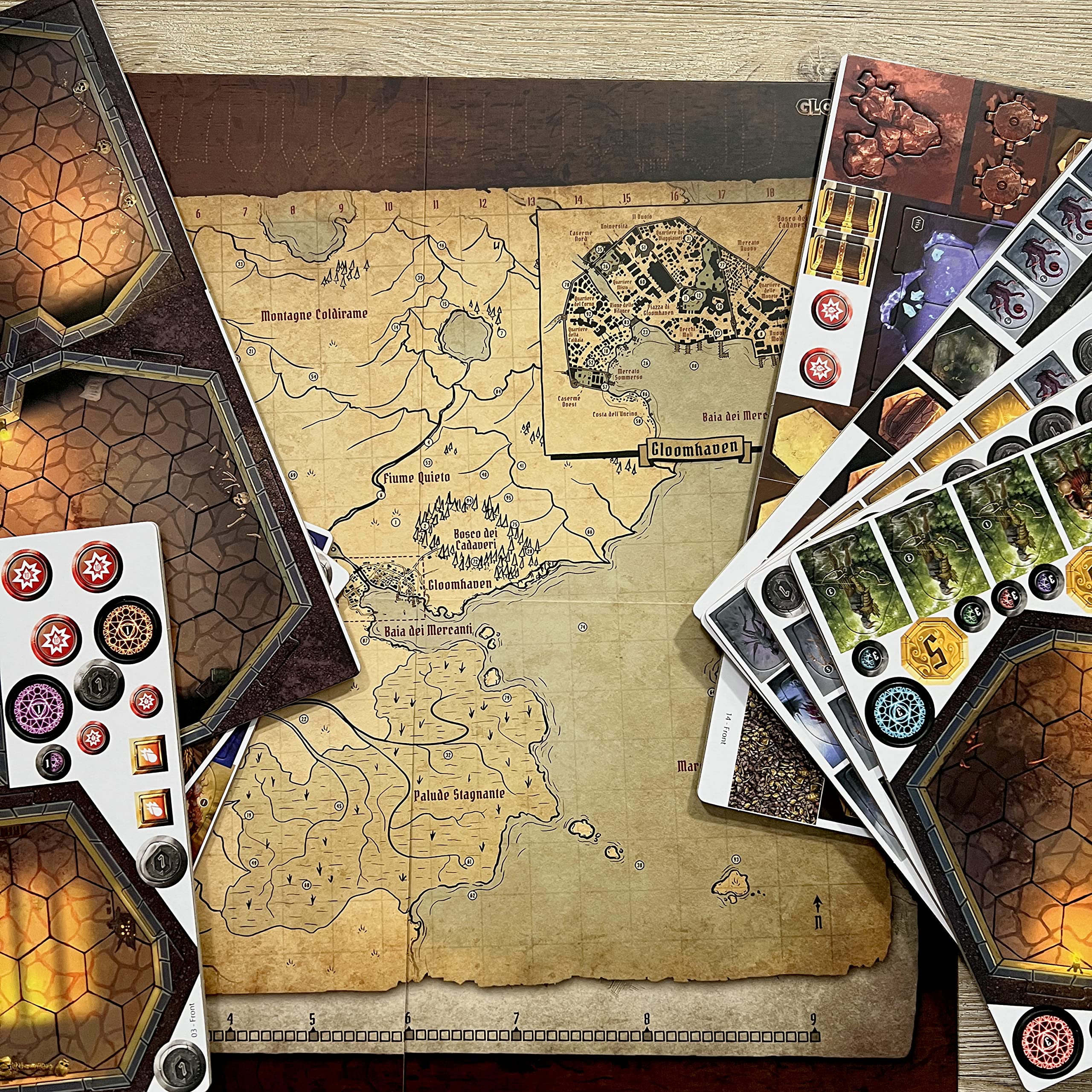 Asmodee Esperti Gloomhaven Seconda Edizione Gioco Tavolo 1-4 ITA App