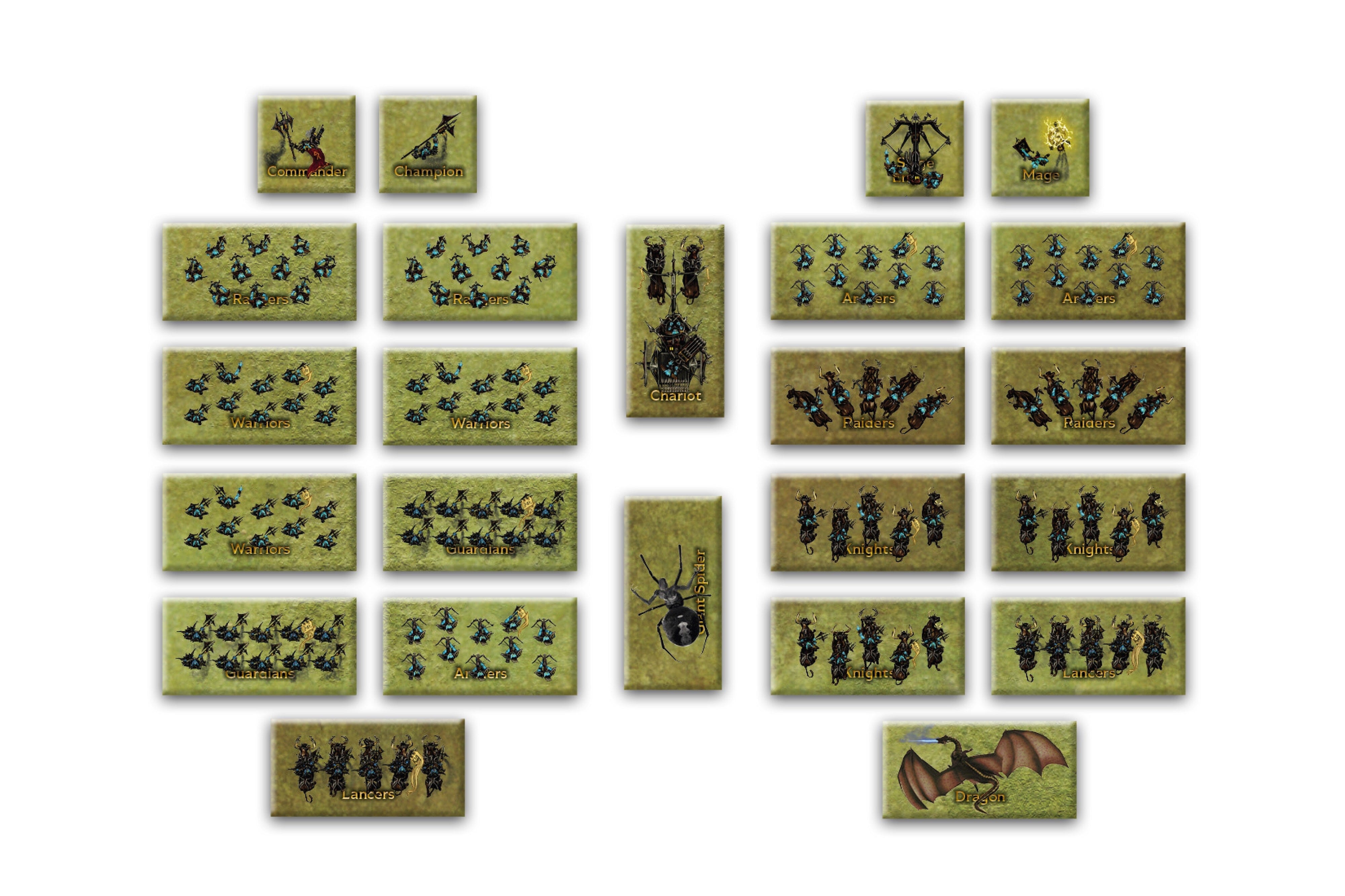 Modiphius Mythic Commander Manuale Base wargame 2 giocatori
