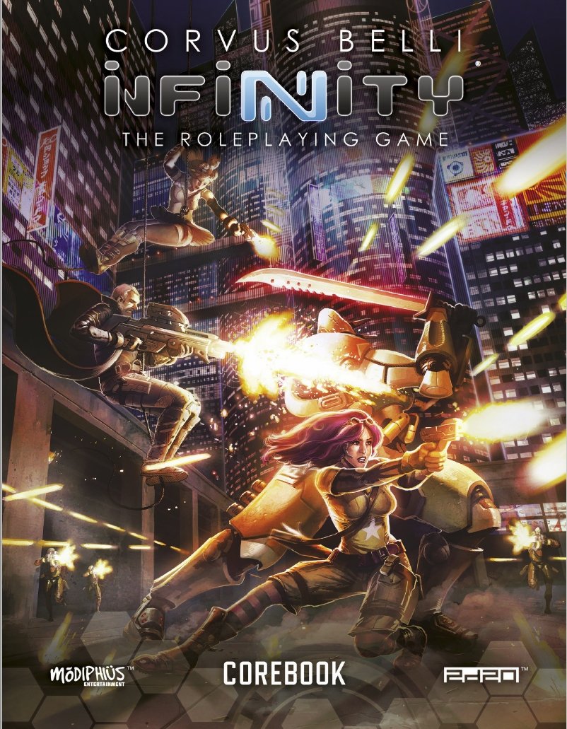 Infinity RPG Core Book manuale base gioco di ruolo PDF fantascienza
