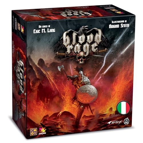 Asmodee Blood Rage Gioco da Tavolo 2-4 Giocatori Vichinghi