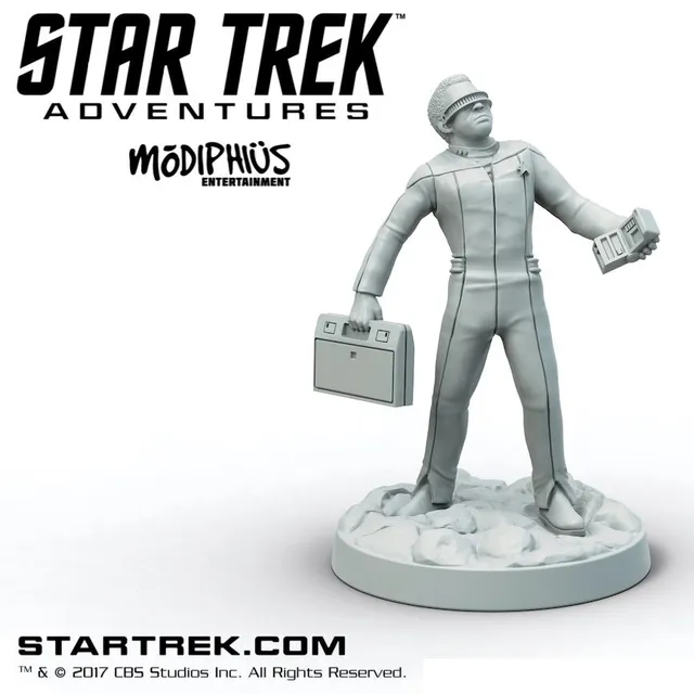 Modiphius Star Trek Geordi La Forge STL miniatura 32mm