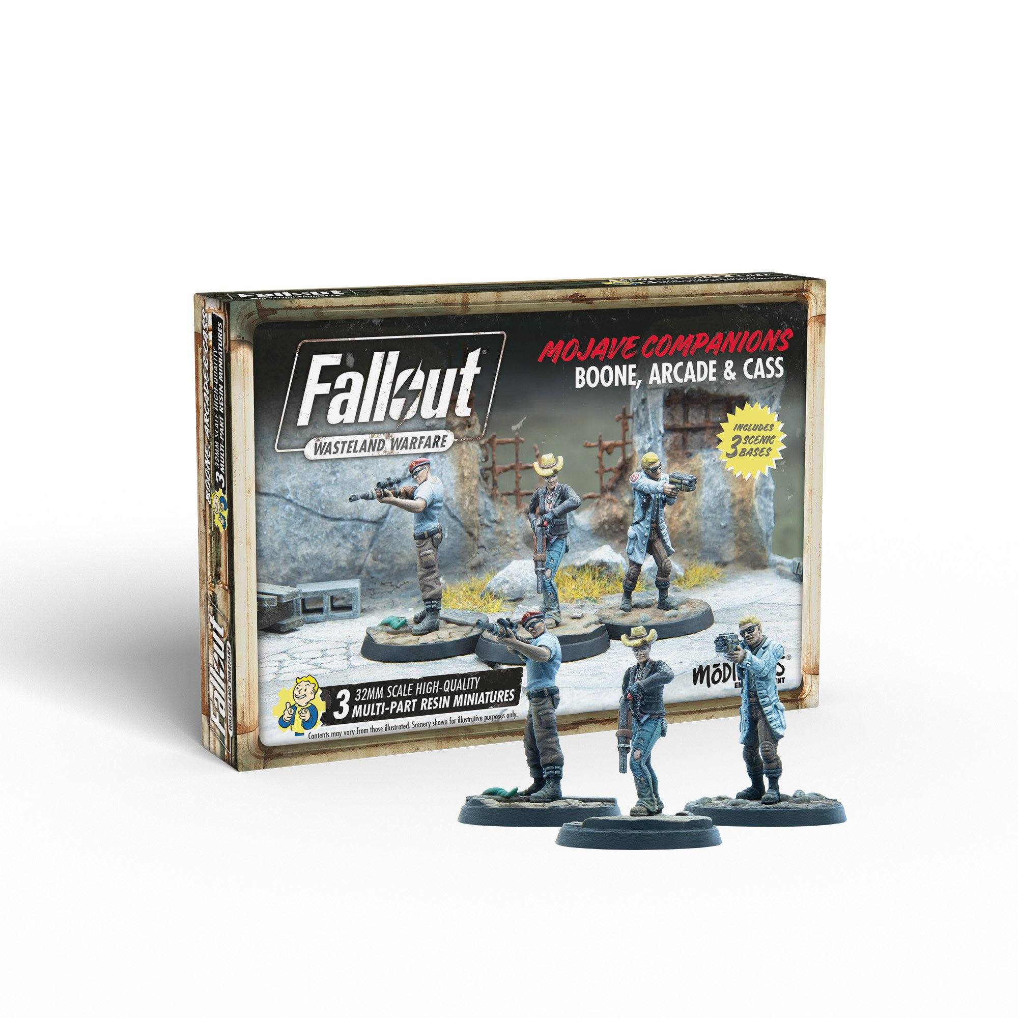 Modiphius Fallout Wasteland Warfare Boone Arcade Cass miniature 3pz