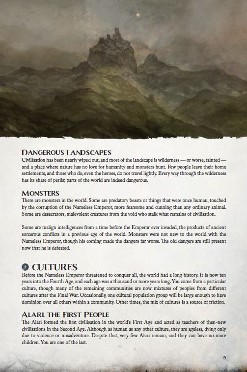 Modiphius Out of the Ashes manuale gioco di ruolo cartaceo