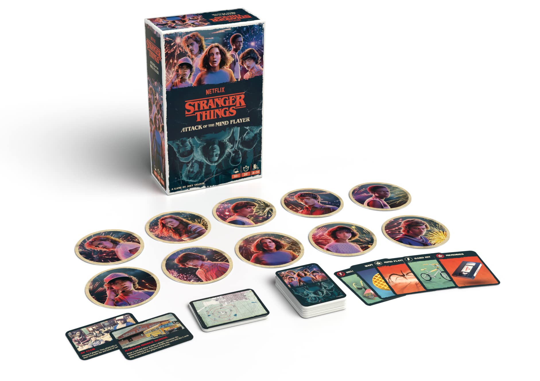 Asmodee Stranger Things Attack Mind Flayer gioco carte bluff