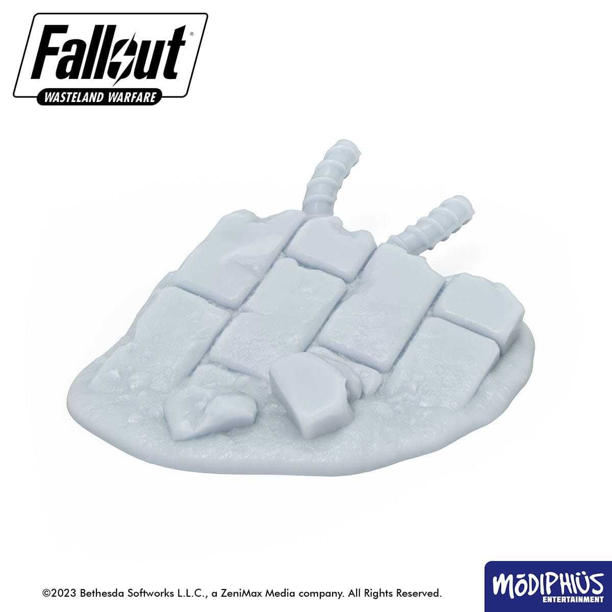 Modiphius Fallout Wasteland Warfare Downtown Debris file STL 10 pz