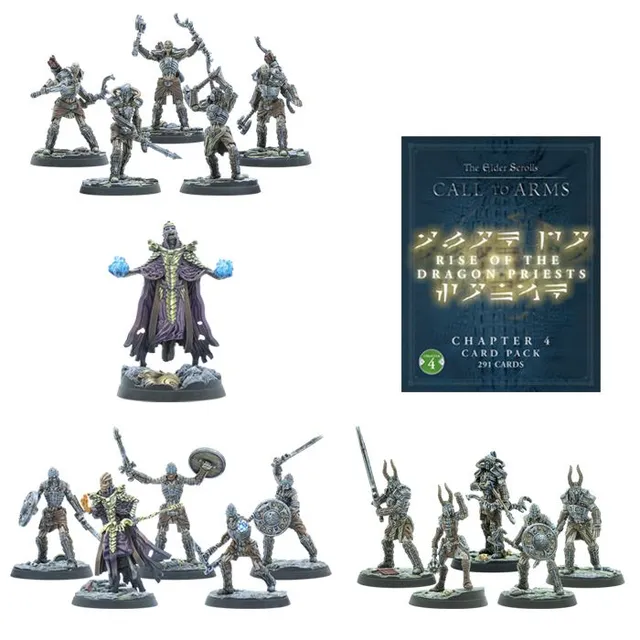 Elder Scrolls Call to Arms bundle Draugr capitolo 4 16 miniature