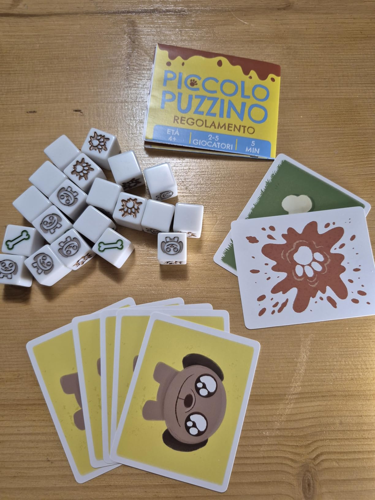Asmodee Piccolo Puzzino gioco da tavolo bambini con dadi 4+ anni