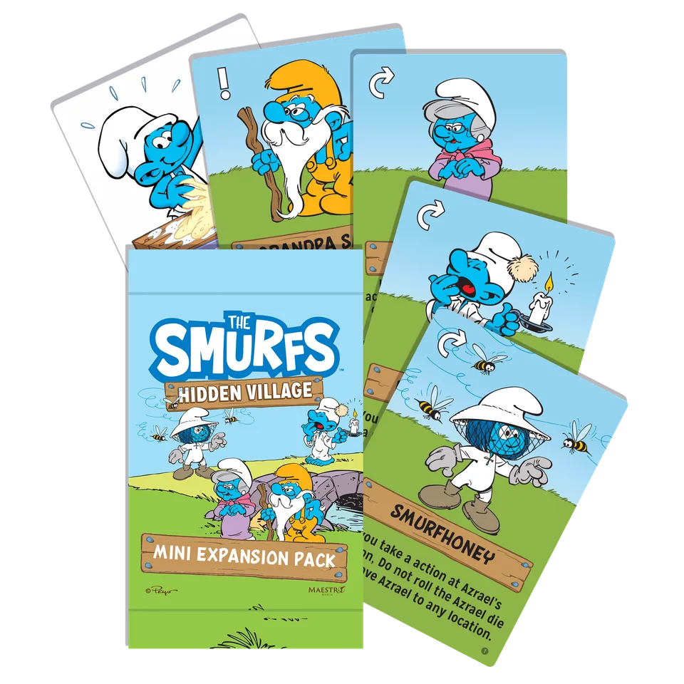 Maestro Media The Smurfs Hidden Village Mini Espansione Carte