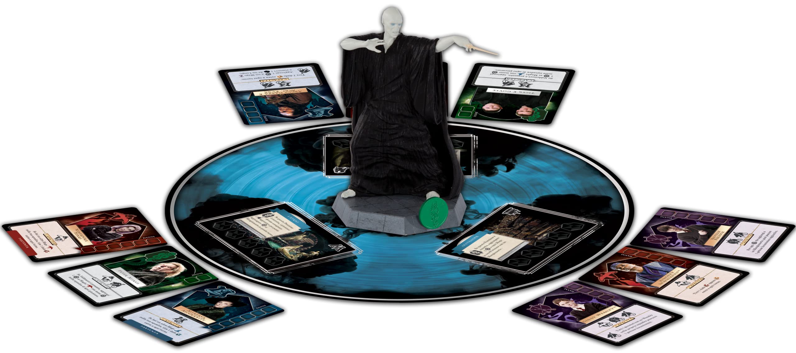 Asmodee Harry Potter Ascesa dei Mangiamorte gioco da tavolo dadi