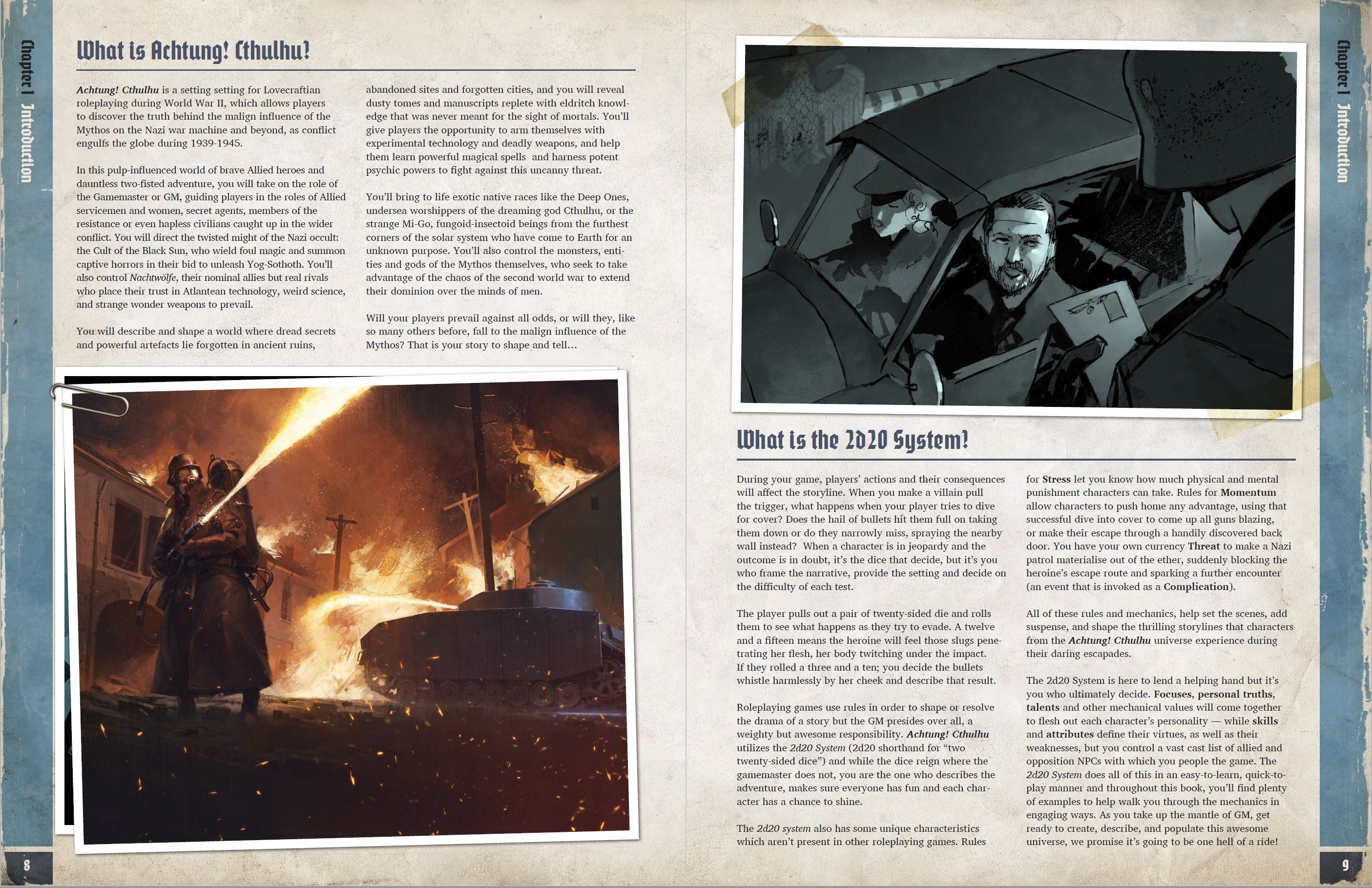 Modiphius Achtung! Cthulhu Gamemaster's Guide manuale PDF